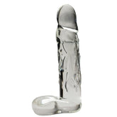 Spartacus Realistic Borosilicate Glass Dildo with Testicles - 8.5 Inches Realistic Dildos